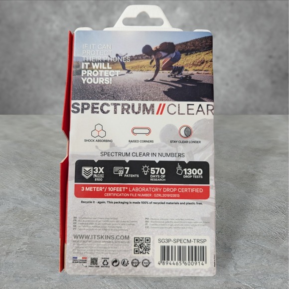 Itskins Spectrum Clear Case for Samsung Galaxy S21+ / S21+ 5G See Description T2 - Picture 2 of 4